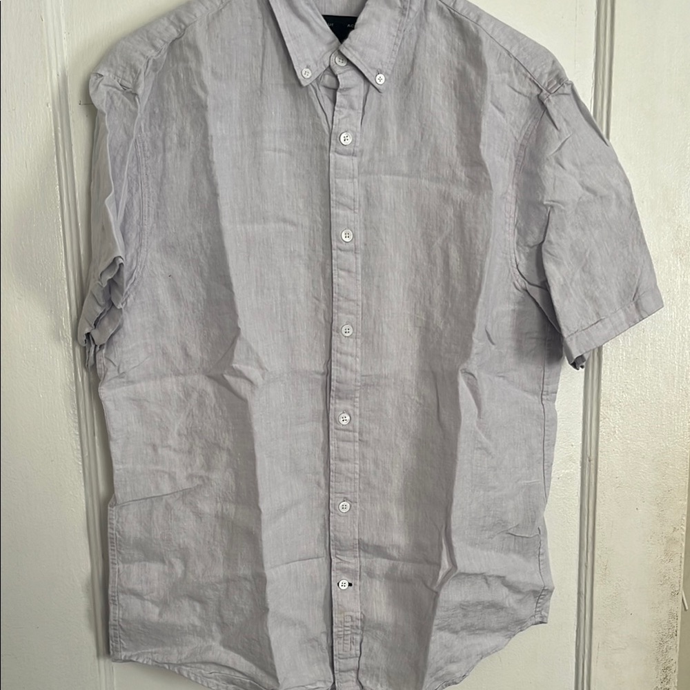 Club Monaco Short Sleeve Button Down